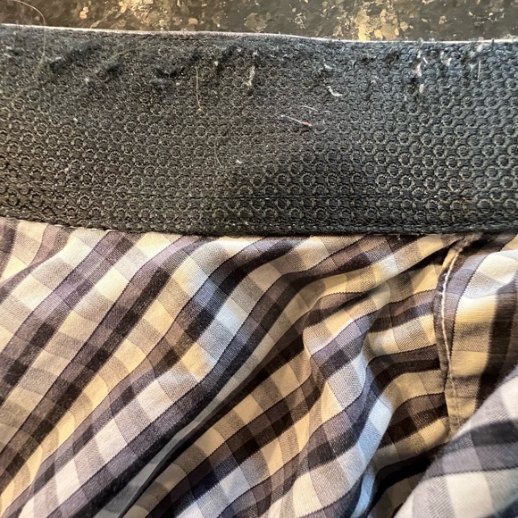 English Laundry Check Plaid Black & White long sleeve shirt. - Picture 8 of 12